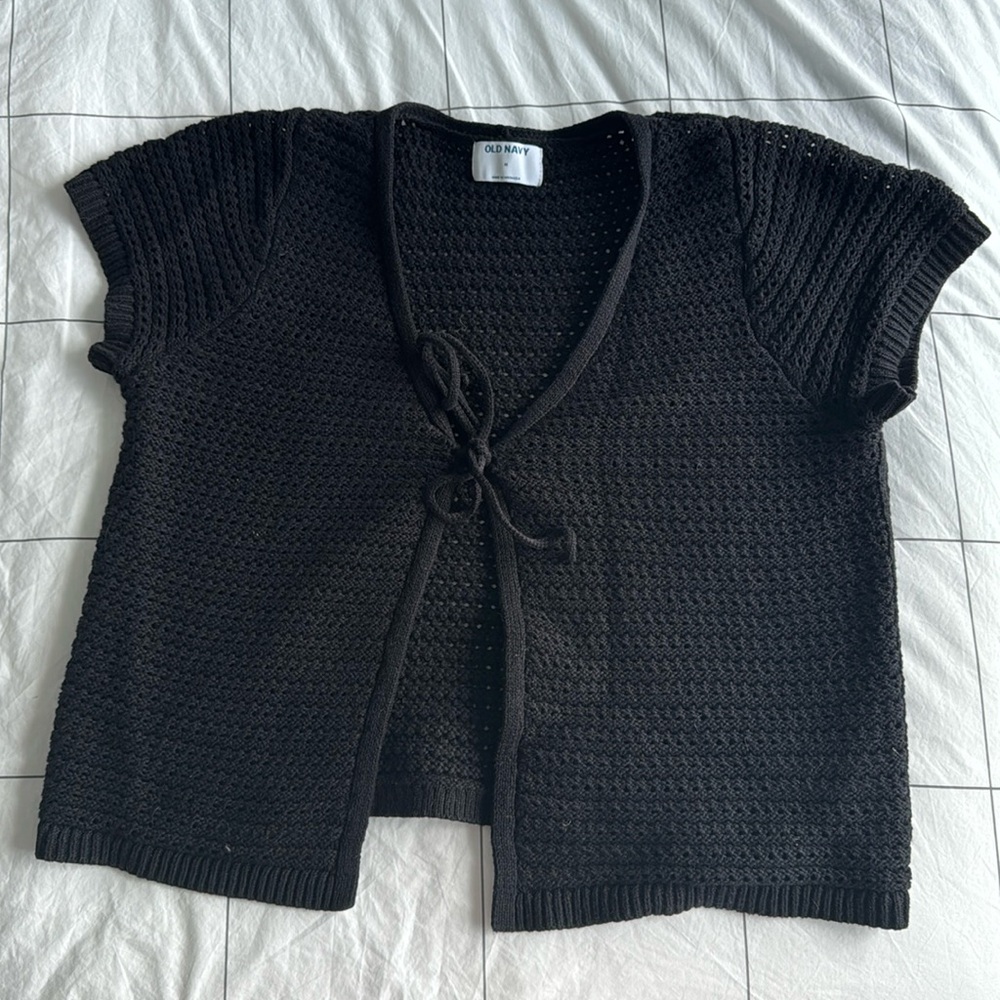 Crochet Top - Black